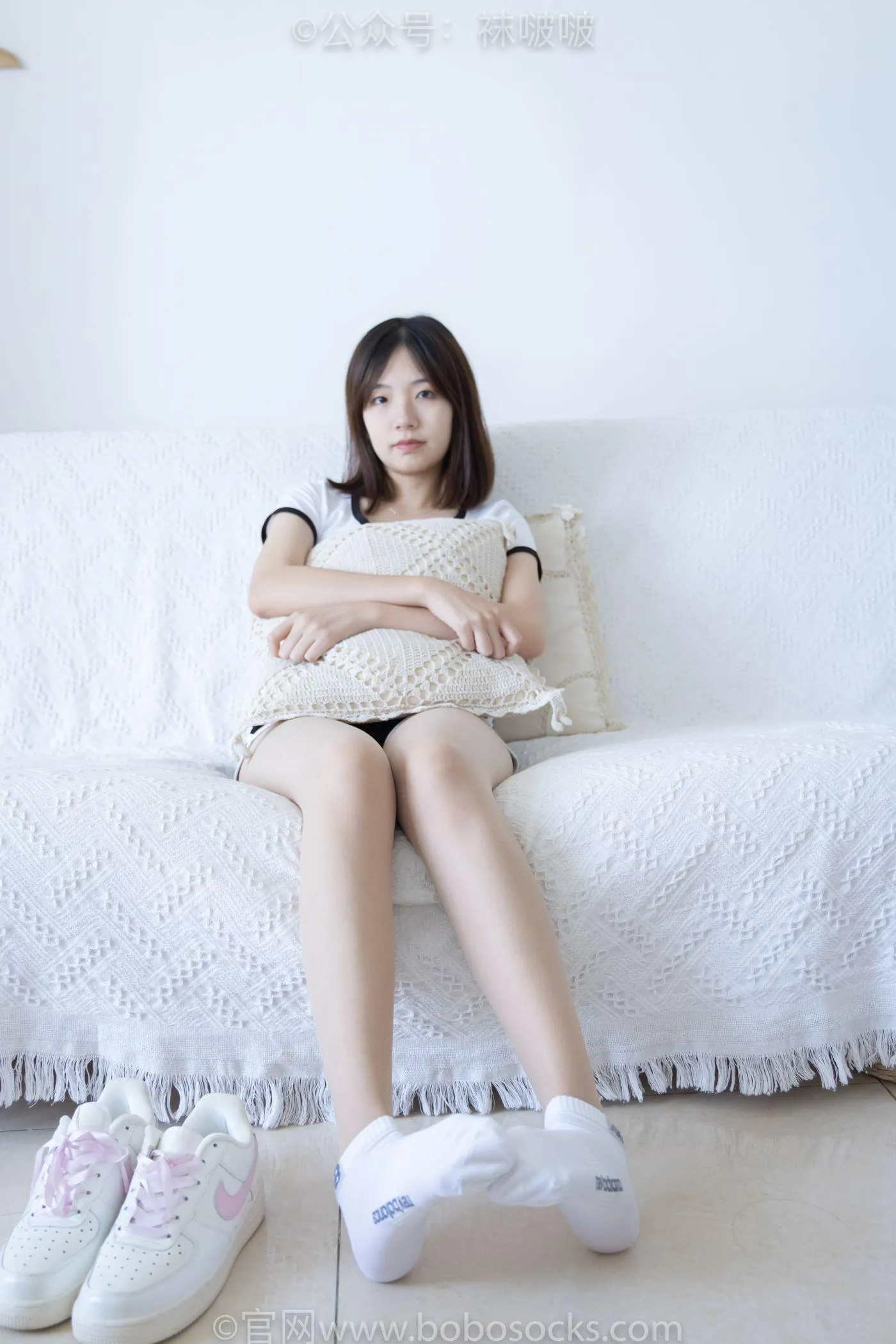 [BoBoSocks袜啵啵]NO.026 小甜豆-体操服、空军一号、白棉袜、肉丝 [149P]插图3